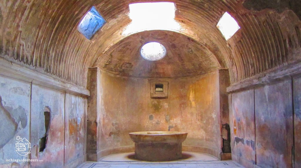 Pompeii spa, Pompeii baths, Pompeii, Roman baths, caldarium, spa, tepidarium, Forum, excavations, Herculaneum, archeology, Mount Vesuvius, Roman art, eruption, 79 ad, Amalfi coast, Sorrento, Italian art, Pompeii ruins, Pompeii tours, guided tours Pompeii, volcano, Naples, Igor Mitoraj, Jupiter, ancient rome, Villa of Mysteries, Dionysus, Roman painting, labrum